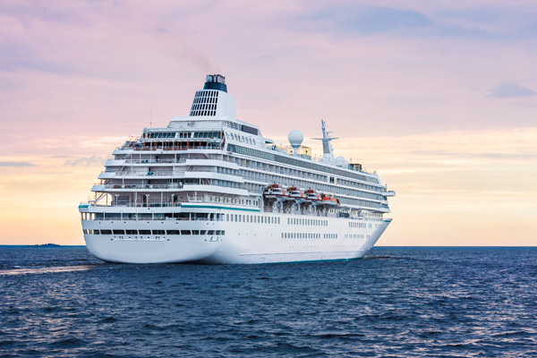 cruise ship sailing